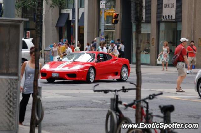 Ferrari 360 Modena spotted in Toronto, Canada