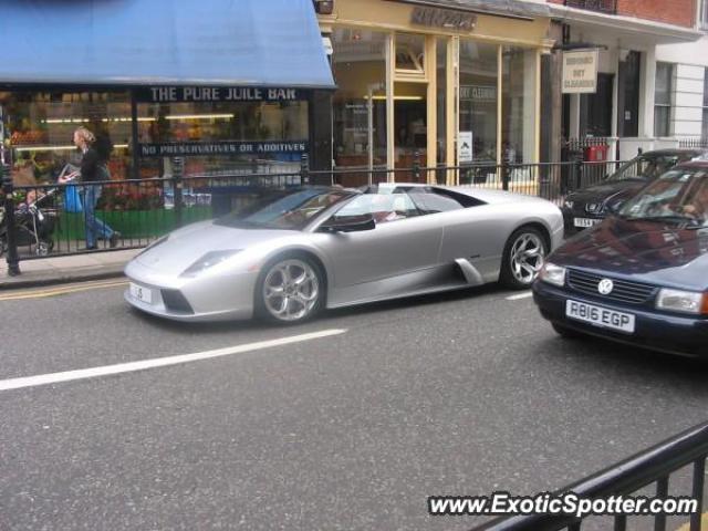 Lamborghini Murcielago spotted in London, United Kingdom