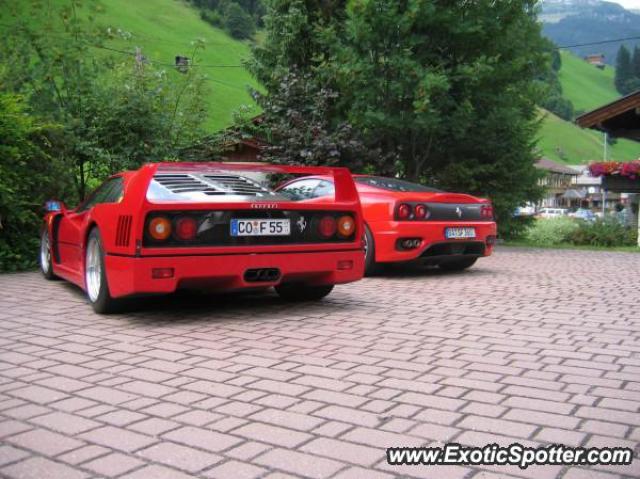 Ferrari F40 spotted in Tuxertal, Austria