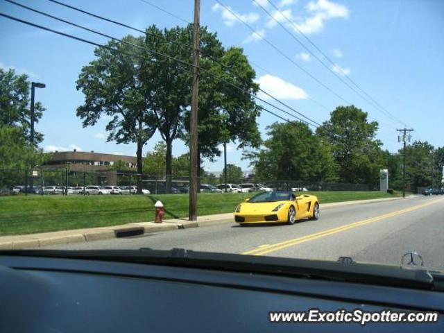 Lamborghini Gallardo spotted in Teterboro, New Jersey