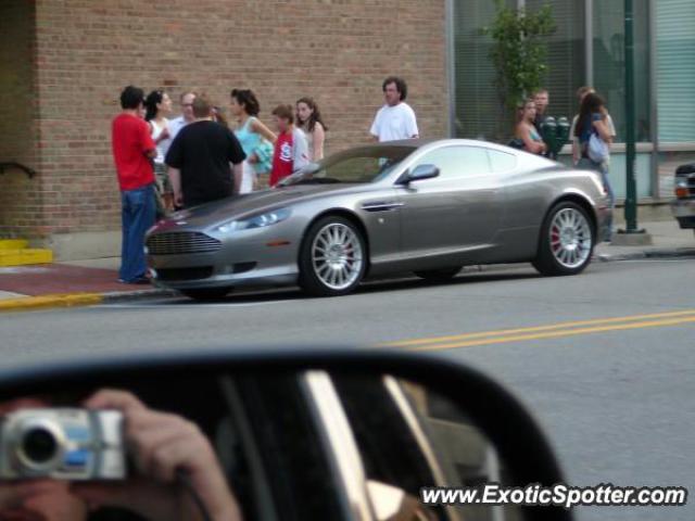 Aston Martin DB9 spotted in Birmingham, Michigan
