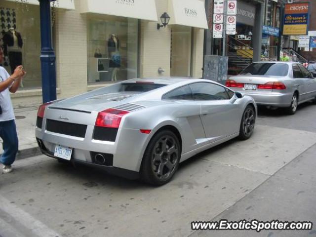 Lamborghini Gallardo spotted in Toronto, Canada