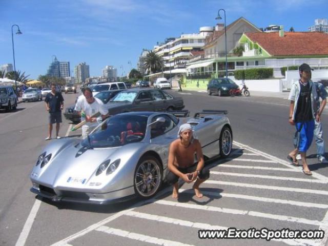 Pagani Zonda spotted in Punta del Este, Argentina