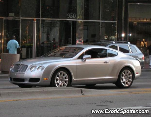 Bentley Continental spotted in Chicago, Illinois