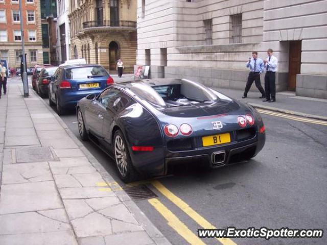 Bugatti Veyron spotted in Manchester, United Kingdom