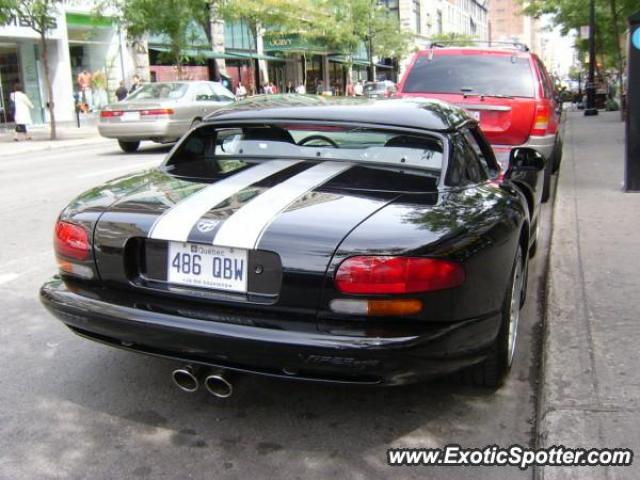 Dodge Viper spotted in Montreal, Canada