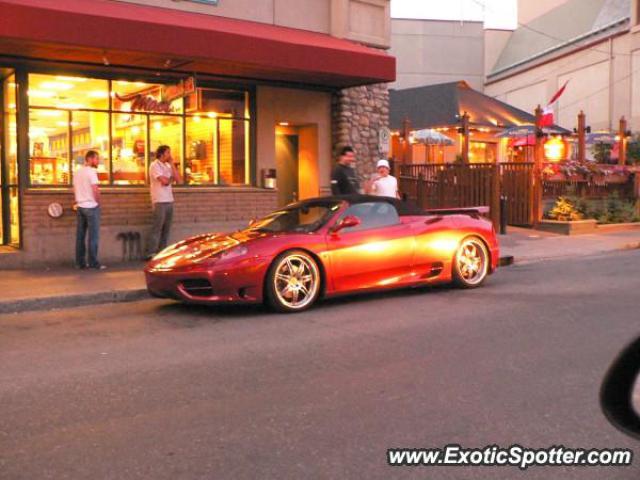 Ferrari 360 Modena spotted in Banff, Canada