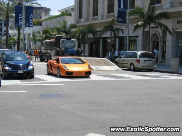 Lamborghini Gallardo spotted in Beverly Hills, California