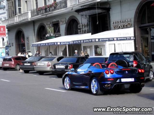 Ferrari F430 spotted in Moscow, Russia