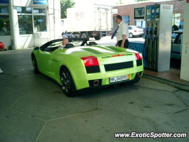 Lamborghini Gallardo spotted in Hamburg, Germany