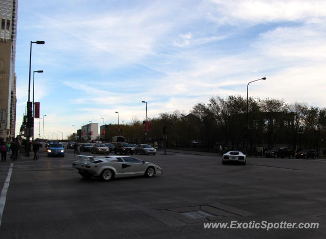 Lamborghini Aventador spotted in Chicago, Illinois