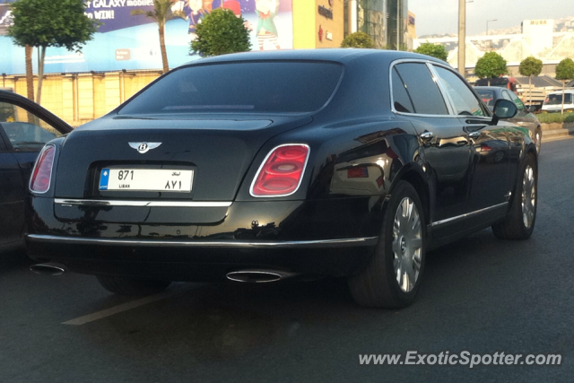 Bentley Mulsanne spotted in Beirut, Lebanon