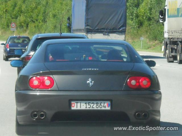 Ferrari 456 spotted in Highway, Germany