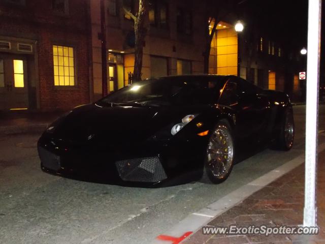Lamborghini Gallardo spotted in Boston, Massachusetts