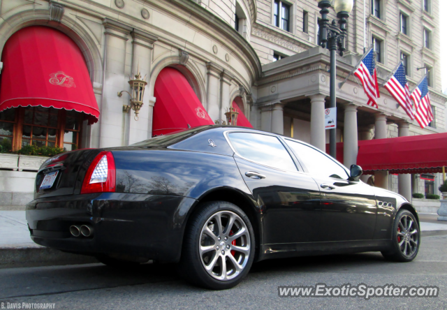 Maserati Quattroporte spotted in Boston, Massachusetts