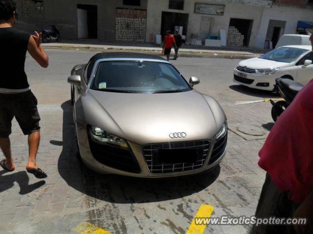 Audi R8 spotted in Zarzis, Tunisia