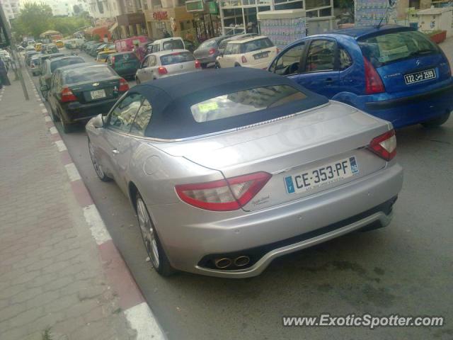 Maserati GranCabrio spotted in Ennaser, Tunisia