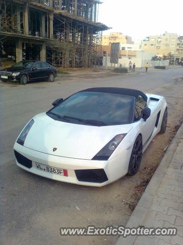Lamborghini Gallardo spotted in Ennaser, Tunisia