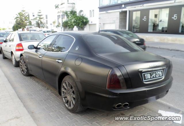 Maserati Quattroporte spotted in Lac, Tunisia