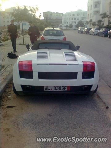 Lamborghini Gallardo spotted in Ennaser, Tunisia