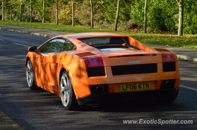 Lamborghini Gallardo spotted in London, United Kingdom