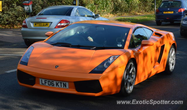 Lamborghini Gallardo spotted in London, United Kingdom