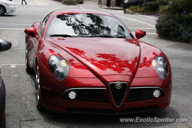 Alfa Romeo 8C spotted in Carmel, California