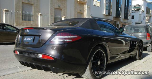 Mercedes SLR spotted in Lac, Tunisia