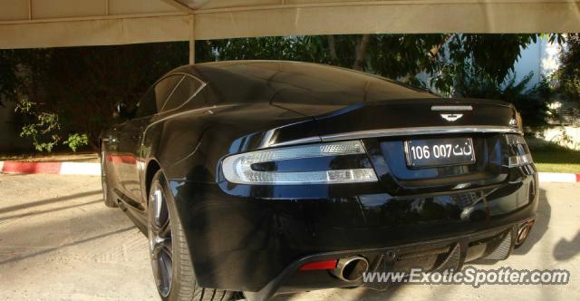 Aston Martin DB9 spotted in Sousse, Tunisia