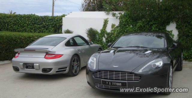 Aston Martin Rapide spotted in Marsa, Tunisia