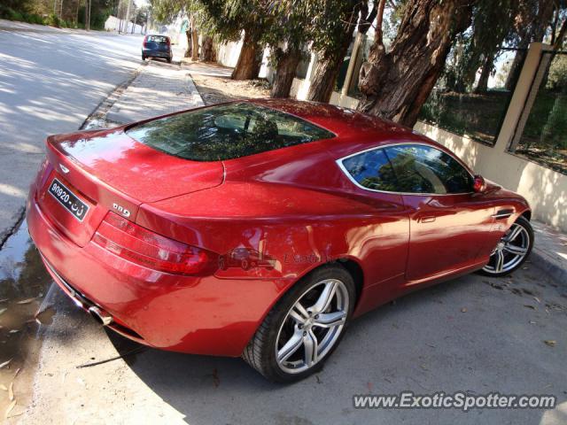Aston Martin DB9 spotted in Marsa, Tunisia