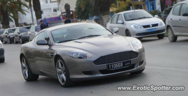 Aston Martin DB9 spotted in Marsa, Tunisia