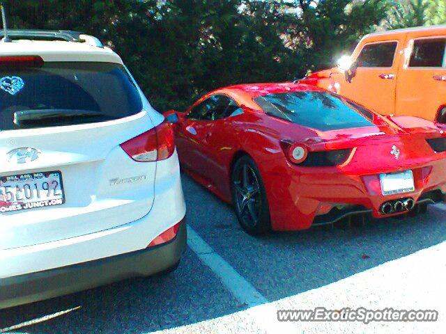 Ferrari 458 Italia spotted in Baltimore, Maryland