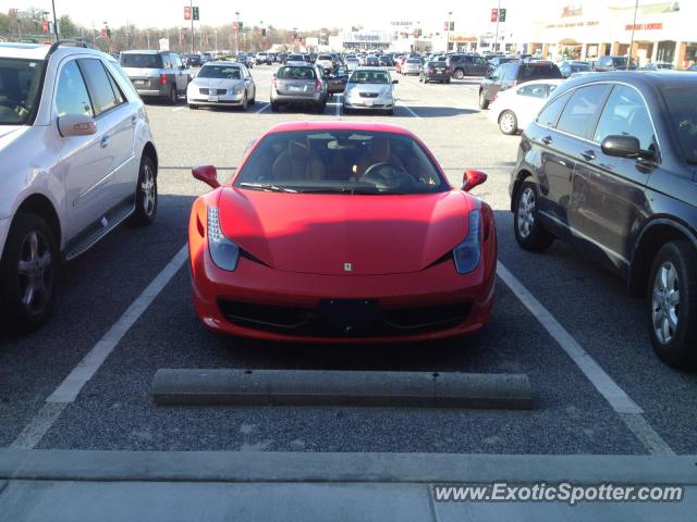 Ferrari 458 Italia spotted in Baltimore, Maryland