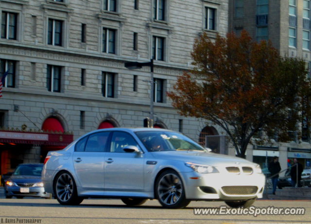 BMW M5 spotted in Boston, Massachusetts