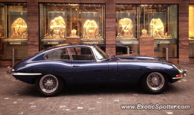 Jaguar E-Type spotted in Zurich, Switzerland