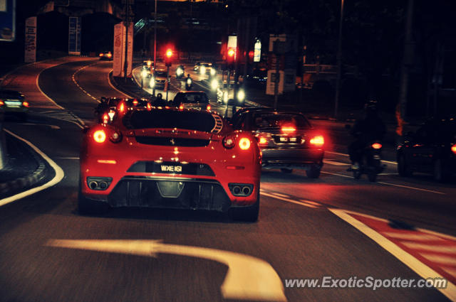 Ferrari F430 spotted in Petaling Street, Malaysia