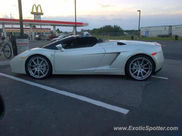 Lamborghini Gallardo spotted in Sakcville, Canada