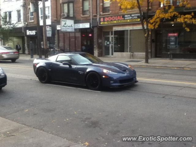 Chevrolet Corvette Z06 spotted in Toronto, Canada