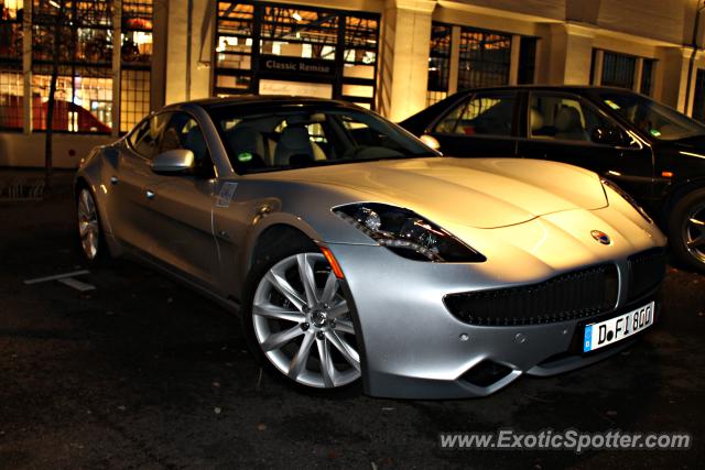 Fisker Karma spotted in Düsseldorf, Germany