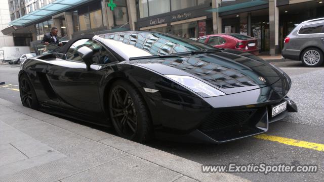 Lamborghini Gallardo spotted in Geneva, Switzerland