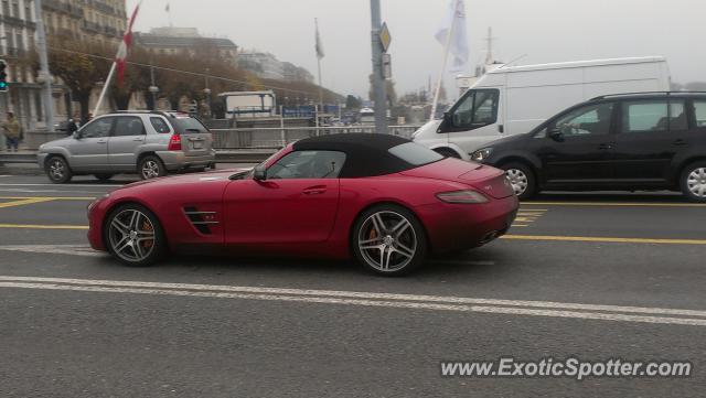 Mercedes SLS AMG spotted in Geneva, Switzerland