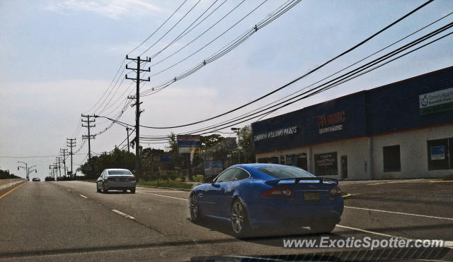Jaguar XKR-S spotted in Ocean, New Jersey