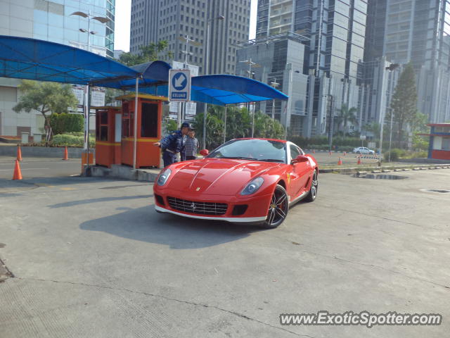 Ferrari 599GTB spotted in Jakarta, Indonesia