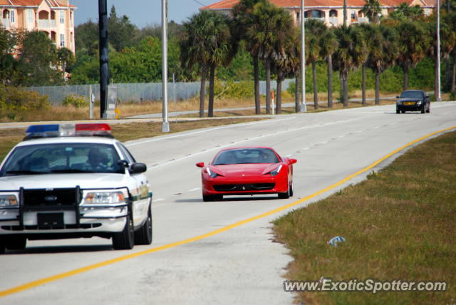 Ferrari 458 Italia spotted in Tampa, Florida