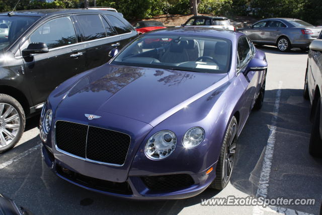 Bentley Continental spotted in Carmel, California