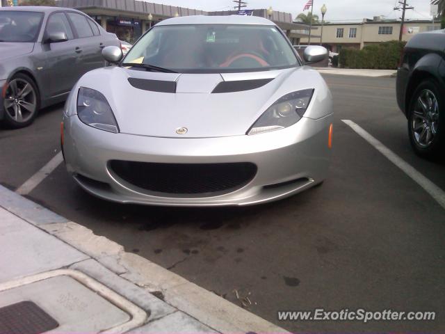 Lotus Evora spotted in La Jolla, California