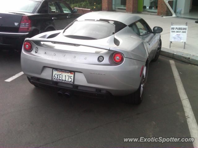 Lotus Evora spotted in La Jolla, California