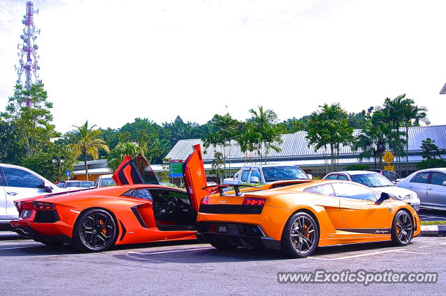 Lamborghini Aventador spotted in Kuala Lumpur, Malaysia