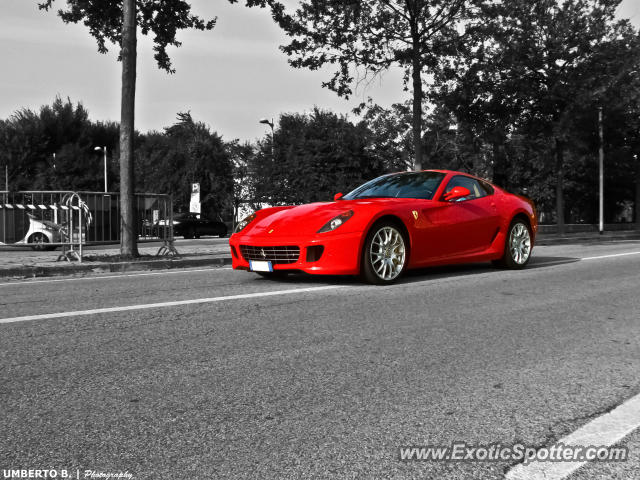 Ferrari 599GTB spotted in Conegliano, Italy